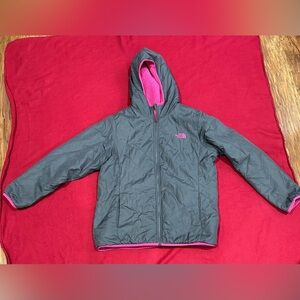 The North Face Kids Puffer Jacket - Gray and Pink